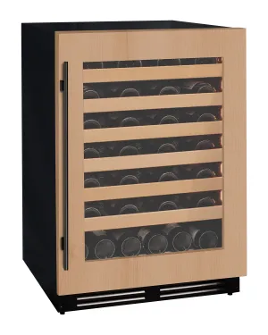 24" Wide Single Zone Panel Ready Wine Refrigerator