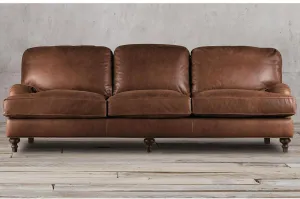 Abbie Vintage Leather Sofa