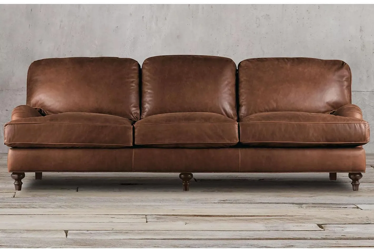 Abbie Vintage Leather Sofa