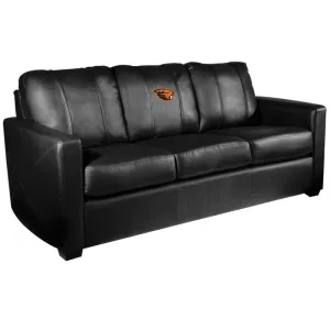 Silver Sofa with Oregon State University Beavers Logo