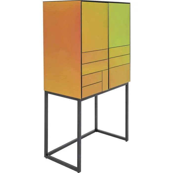 Sophisticated Multicolour Bar Cabinet