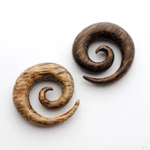 Spirals in Wood from Buddha Jewelry